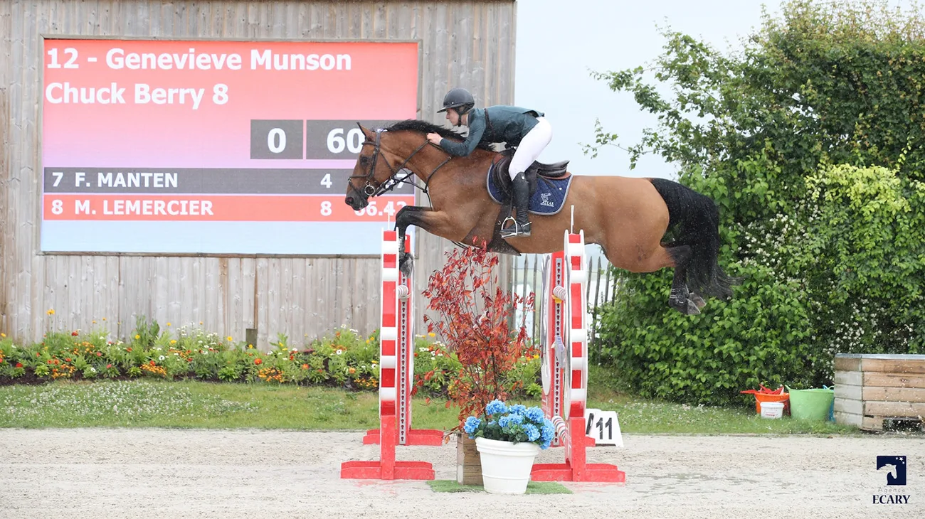 16/06/2023 ; Villers Vicomte ; Villers Vicomte - Am & Pro ; dimanche pro 1 1m40 ; 17012, CHUCK BERRY 8, MUNSON Genevieve ; Agence Ecary