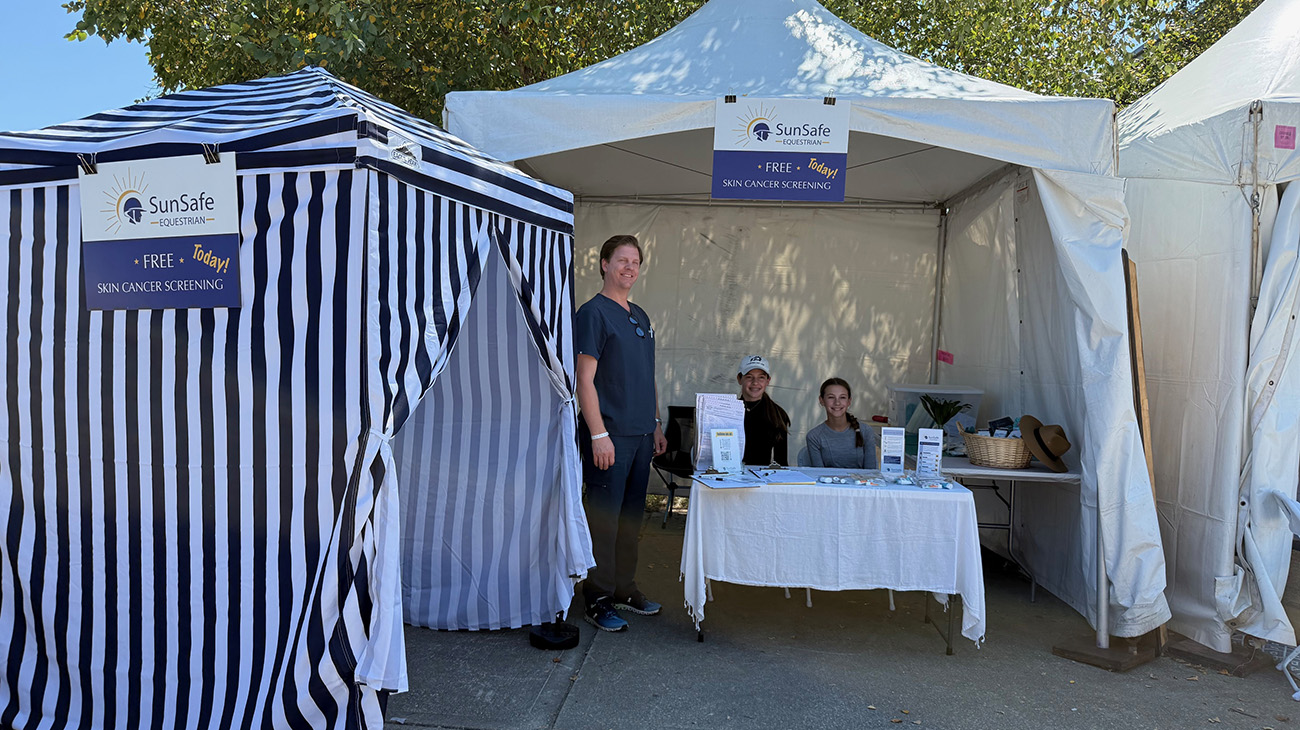 Girls-and-Chad-at-PF-tent